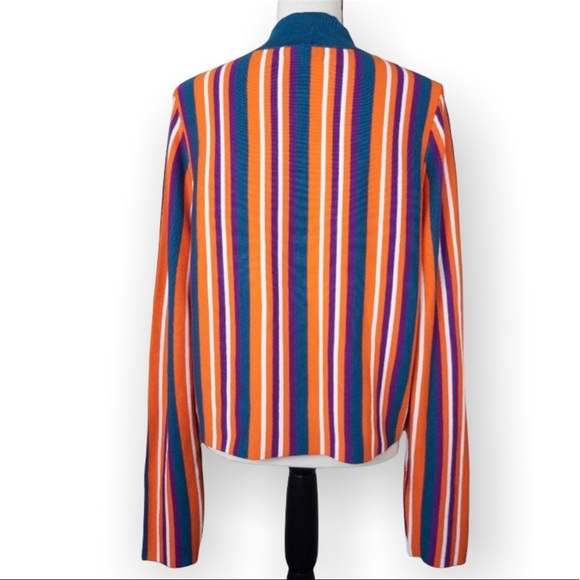 NWT Victor Glemaud x Target Multicolor Vertical Stripes Knit Sweater Top Sz 4X - Picture 4 of 10
